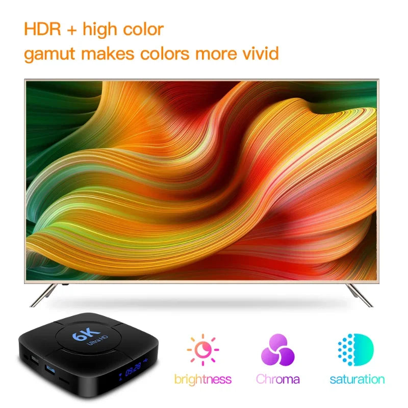 2024 H616 Global Version H616 Android 10.0 TV Box Voice Assistant 6K 3D Wifi 2GB 4GB RAM 32G 64G Media Player Fast HD Set Up Box Leedoar