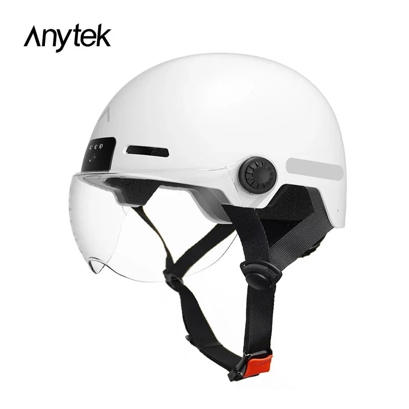 Smart Cycling Helmet with Integrated Camera and Safety Lights