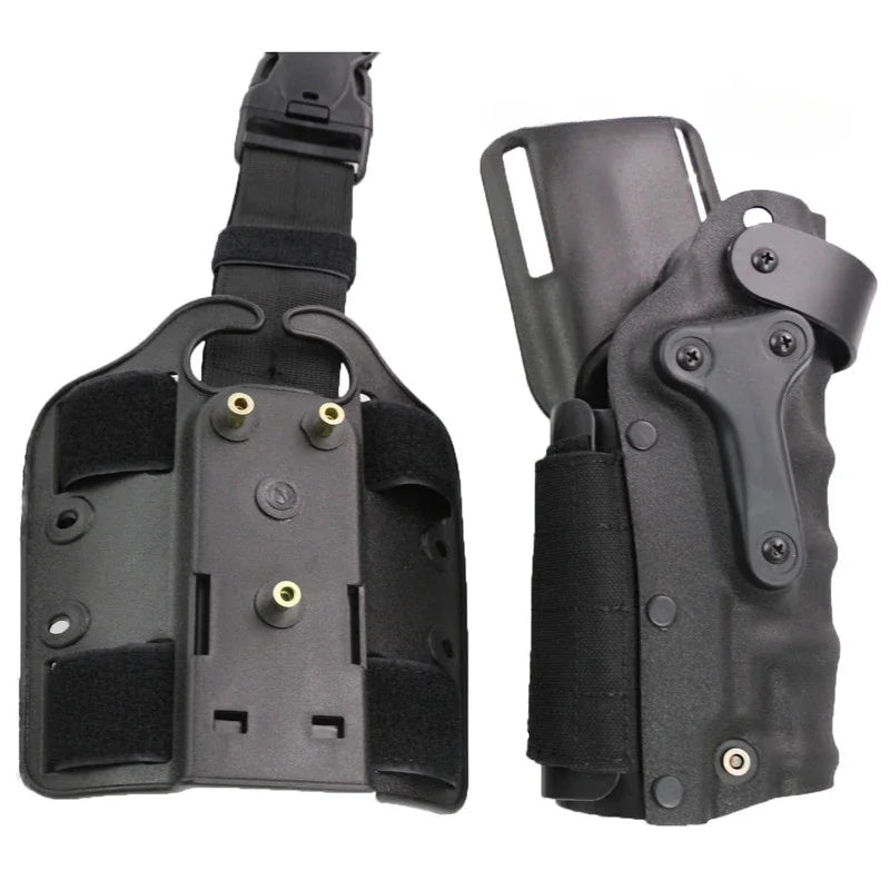 Tactical Gun Holster Leg Platform Pistol case Fits For GLOCK 17 19 Colt 1911 M92 M9 SIG P220 Outdoor Military Thigh Gun Holster Leedoar