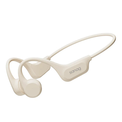 Sanag B60 True Bone Conduction Fone de ouvido sem fio Natação Equitação Fones de ouvido Bluetooth 64 GB de memória Reprodução de música MP3 Fones de ouvido