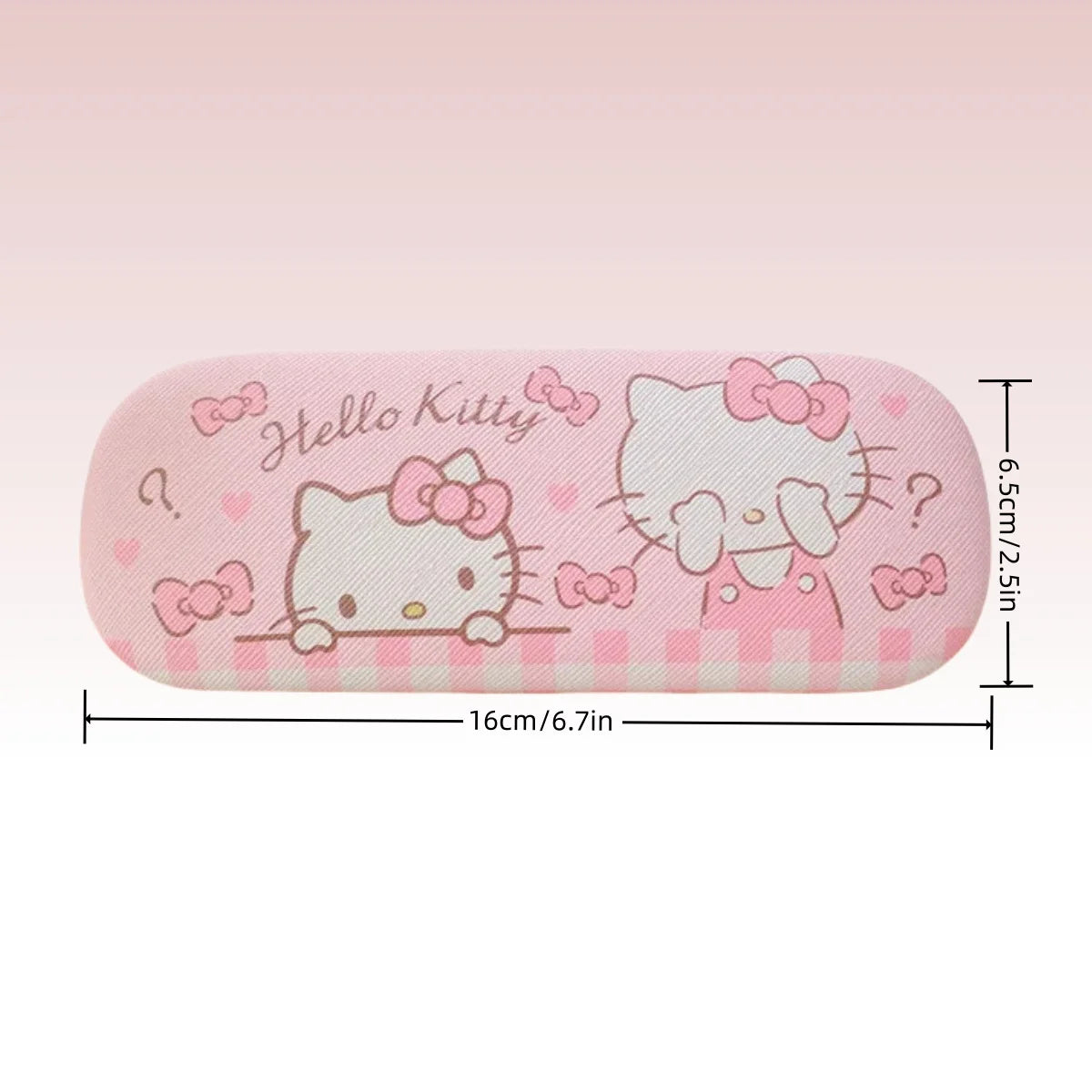 Sanrio Hello Kitty Cinnamoroll Kuromi Glasses Case Myopia Glasses Storage Box Anime Kawaii Cute Creative Travel Portable Girls Leedoar