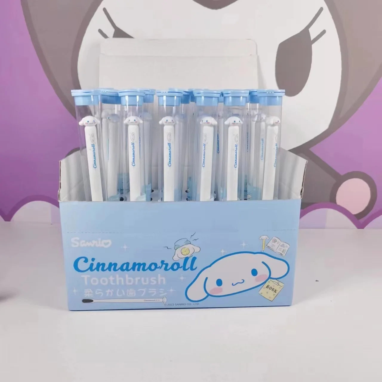 Sanrio Cepillo de dientes Anime Hello Kitty My Melody Kuromi Cinnamoroll Dibujos animados Estudiante Adulto Hogar Cepillo de dientes Limpieza Regalos 