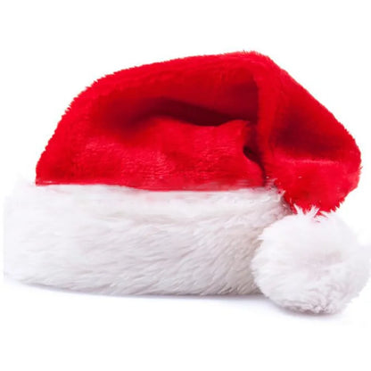Santa Claus Beanie Red Velvet 40 cm Christmas Cap