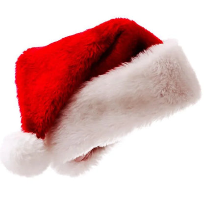 Santa Claus Beanie Red Velvet 40 cm Christmas Cap