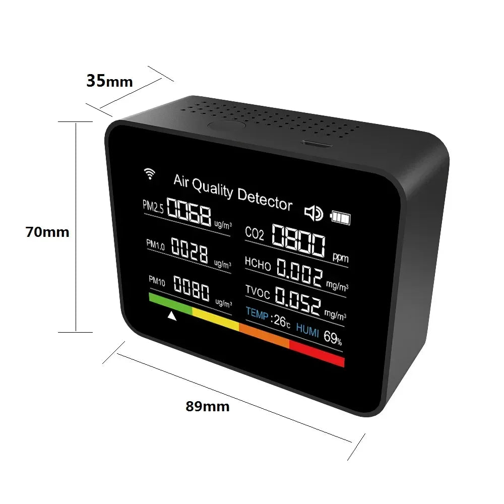 14 in 1/13 in 1 Tuya WIFI Air Quality Monitor CO2 Detector