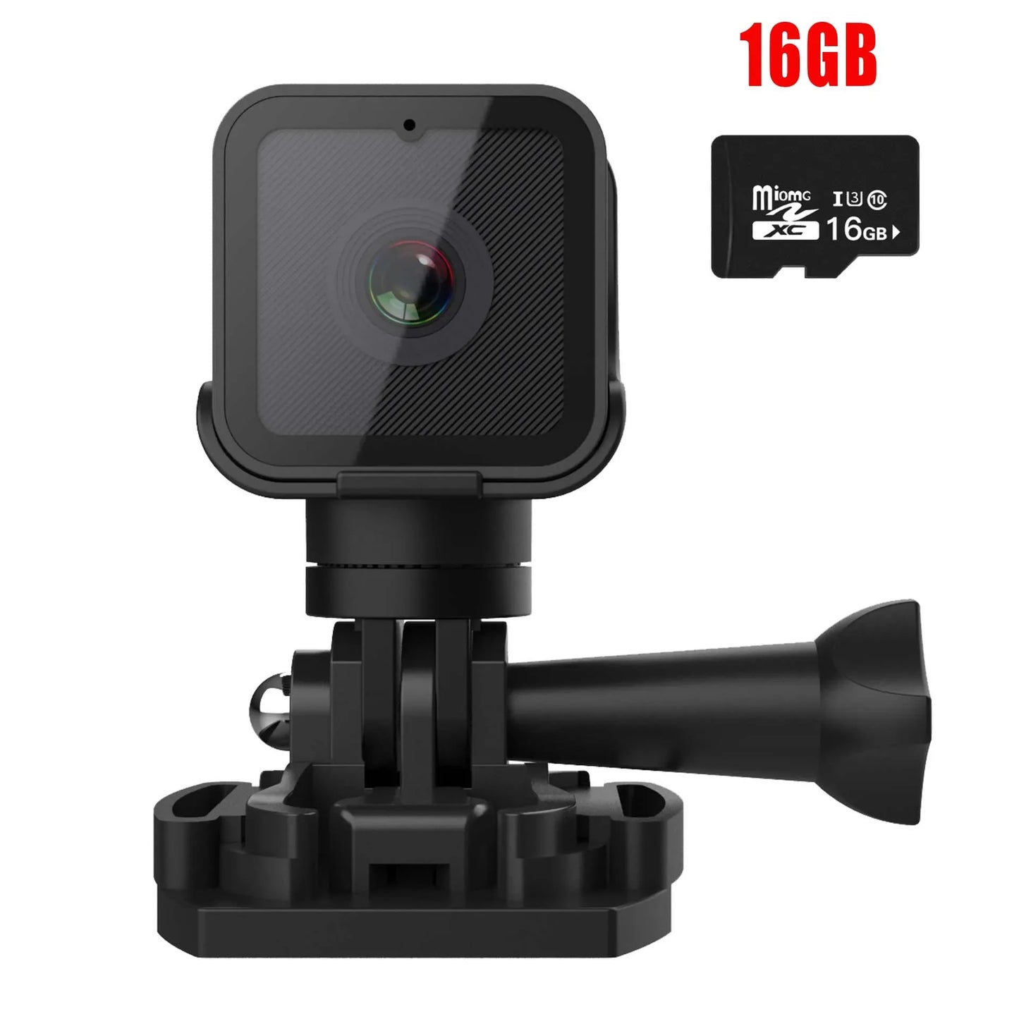 Compact Full HD Motion Camera with WiFi and Multifunctional Base