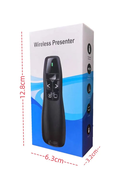 2024 NOVO 2.4GHz Wireless Power Point Pen Apresentação Clicker USB Controle Remoto Flip Presenter Pointer PPT Slide Advancer Pens