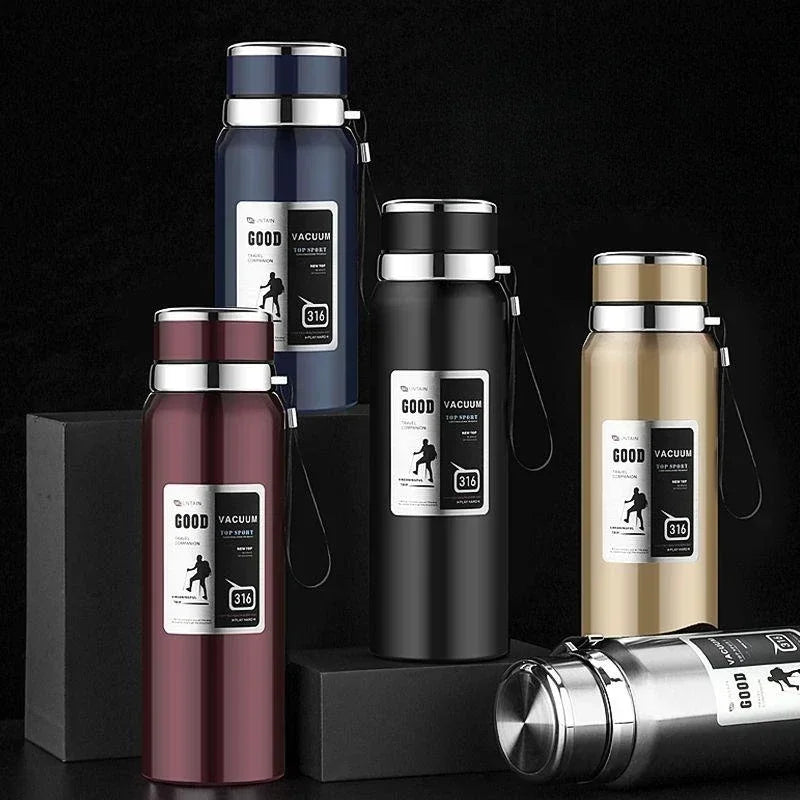 1000ml Large Capacity Stainless Steel Insulated Water Bottle