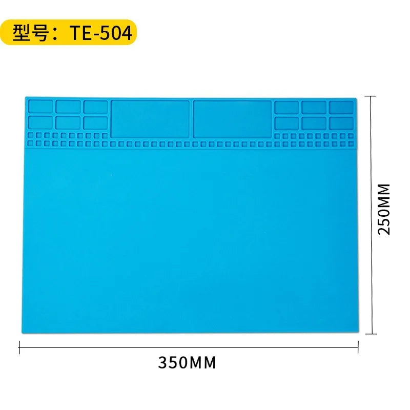 Almofada de reparo Isolamento Estação de solda resistente ao calor Tapete de solda de silicone Almofada de trabalho Plataforma de mesa para estação de solda BGA