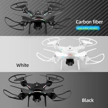 Novo drone aéreo de fibra de carbono de alta qualidade e boa aparência, drone aéreo de longa duração V8 Light Show 4k HD Quadcopter, aeronave de controle remoto 