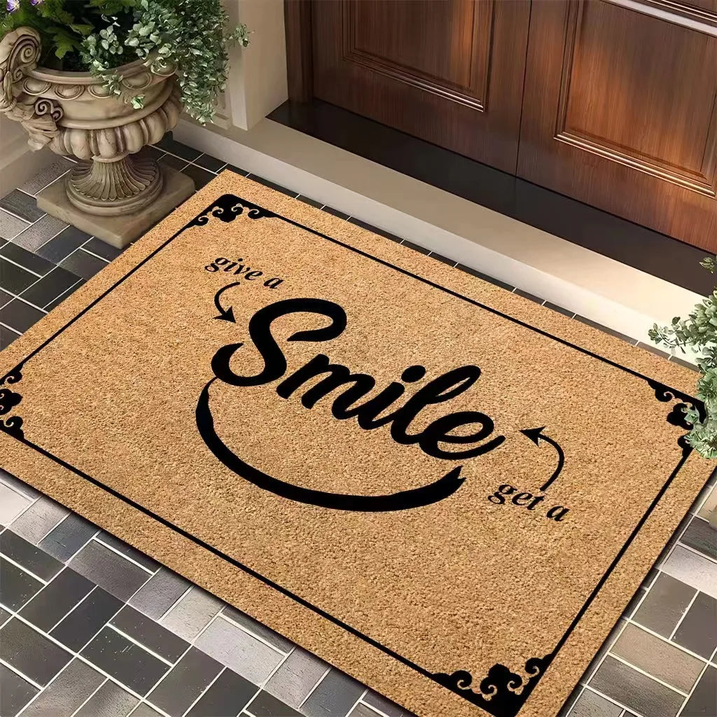 Front Door Mat Custom Doormat Home Decoration Carpet Entrance Personalised Doormat With Name Rug Housewarming Gift Leedoar