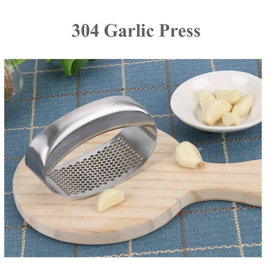 304 Stainless Steel Garlic Press