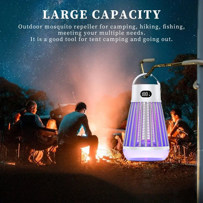 Usb Chargeable Silent Mosquito Killler Ultraviolet Light Mosquito Trap Mosquito Killing Lamp for Insect Repellent Camping Garden Leedoar