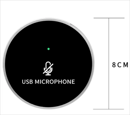 2021 Venda Quente USB Desktop Studio Microfone Omnidirecional Microfone Profissional Microfone com Alto-falante para PC Video Reunião Jogo 