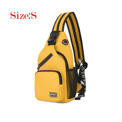 2023 New Arrival Women's Chest Bag Wholesale INS Trendy One Shoulder Backpack Multi Functional Men Green Beige Black Red Package Leedoar