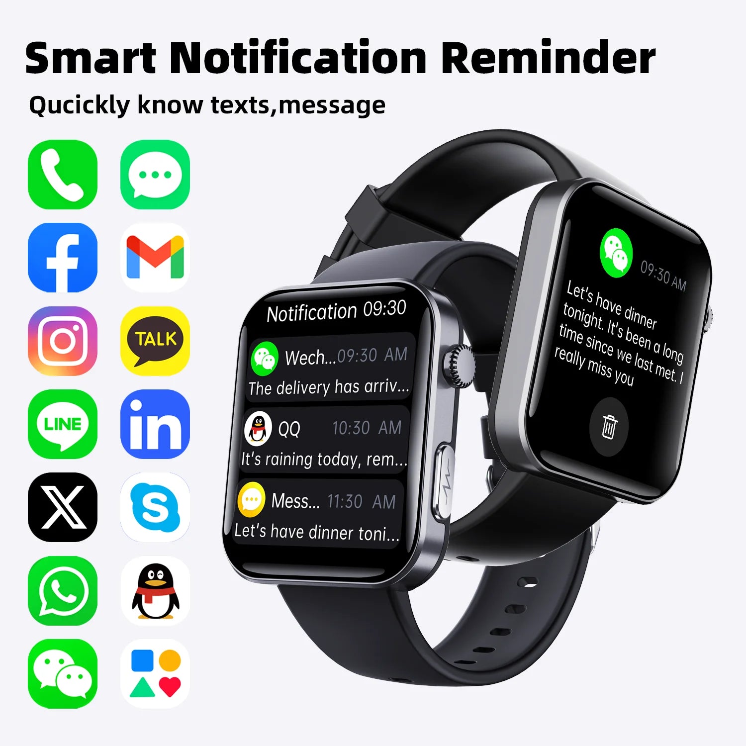 F300 Smart Watch ECG Monitoring SOS Fall Alarm Blood Sugar Blood Pressure Watch HRV Report HD Screen Bluetooth Calls Smartwatch Leedoar