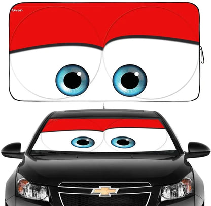 Sunshades Reflector Anti Uv Protector Evil Eyes Custom Car Sunshade Sun Shade Universal Summer 2024hot Sale Leedoar