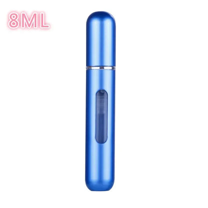 5ml/8ml Mini Portable Perfume Spray Bottle Refillable Aluminum Atomizer Bottle 5ml Container perfume refill bottle travel Leedoar