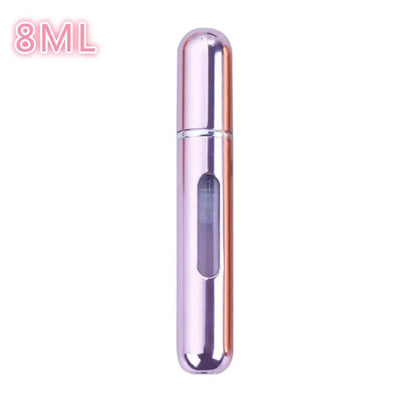 5ml/8ml Mini Portable Perfume Spray Bottle Refillable Aluminum Atomizer Bottle 5ml Container perfume refill bottle travel Leedoar