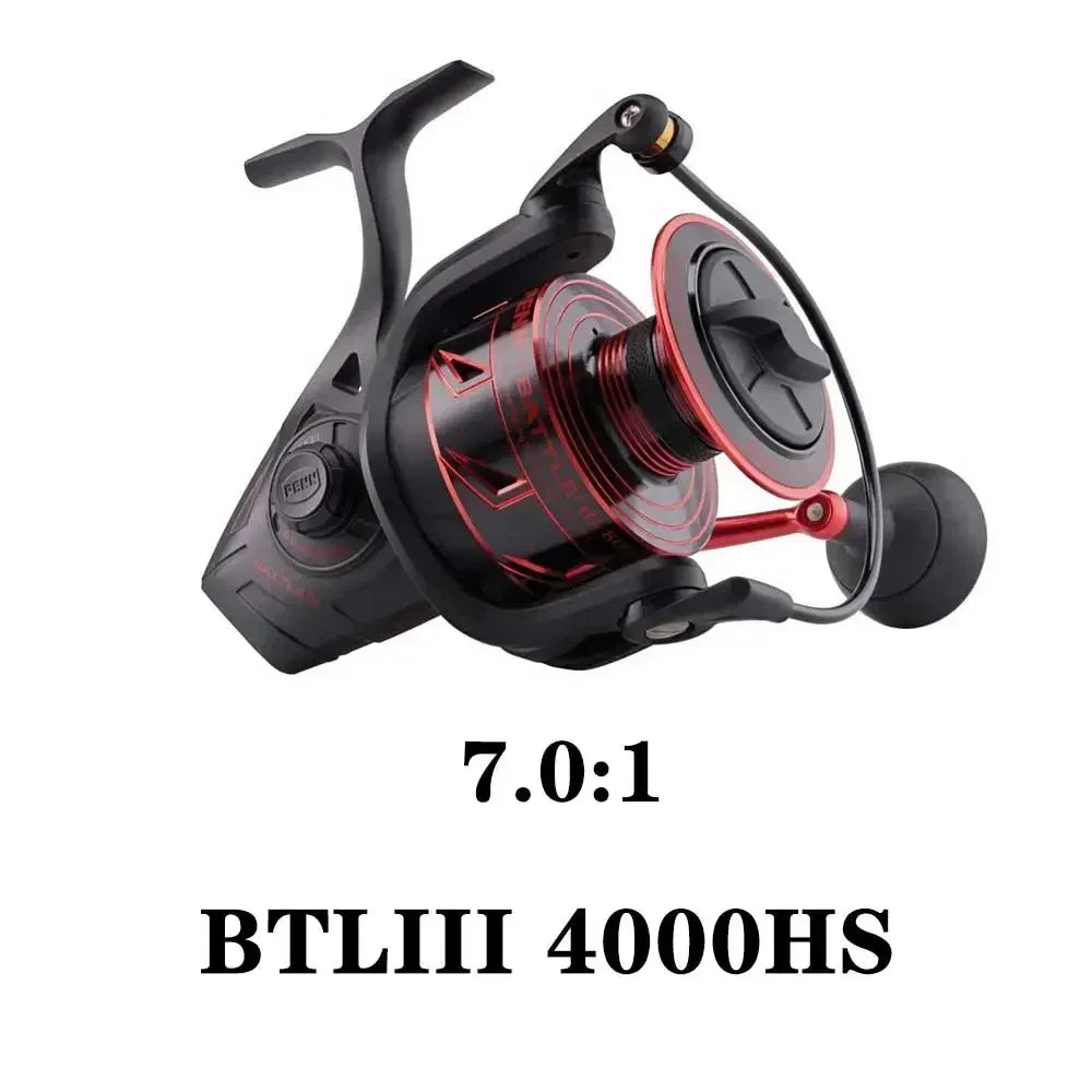 2000-8000 Reel Sea Salt Water Boat Fishing Wheel with Full Metal Body Rotating Reel 100% Original PENN Battle III Leedoar