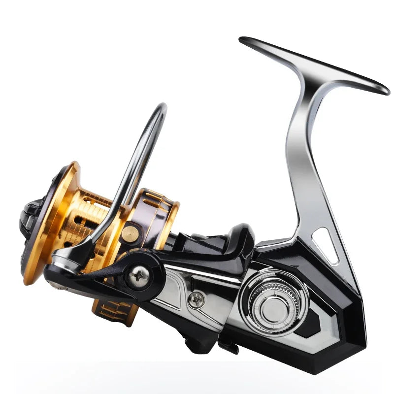 Anti Saltwater FB 2500 To 12000 Size Long Casting 5.1:1 10kg To 15kg Drag Power Metal Spool Spinning Fishing Reel Leedoar