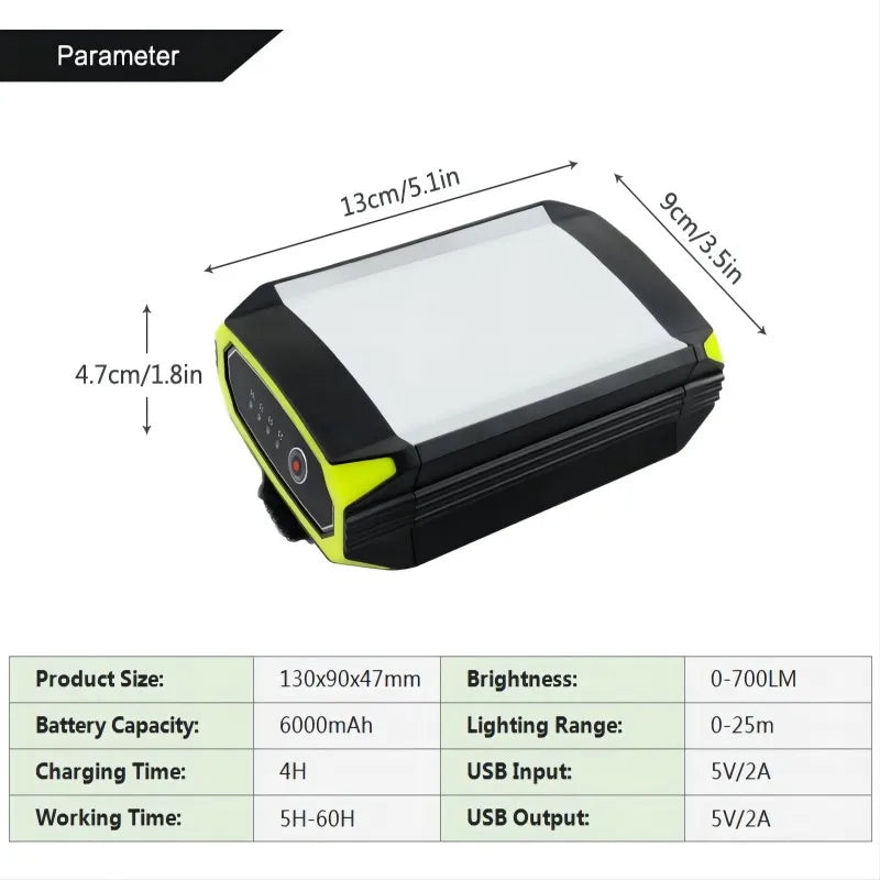 30LED Camping Luz Lanterna Móvel Power Pack Lanterna USB Verde Luz de Tenda Ao Ar Livre Lustre Portátil 