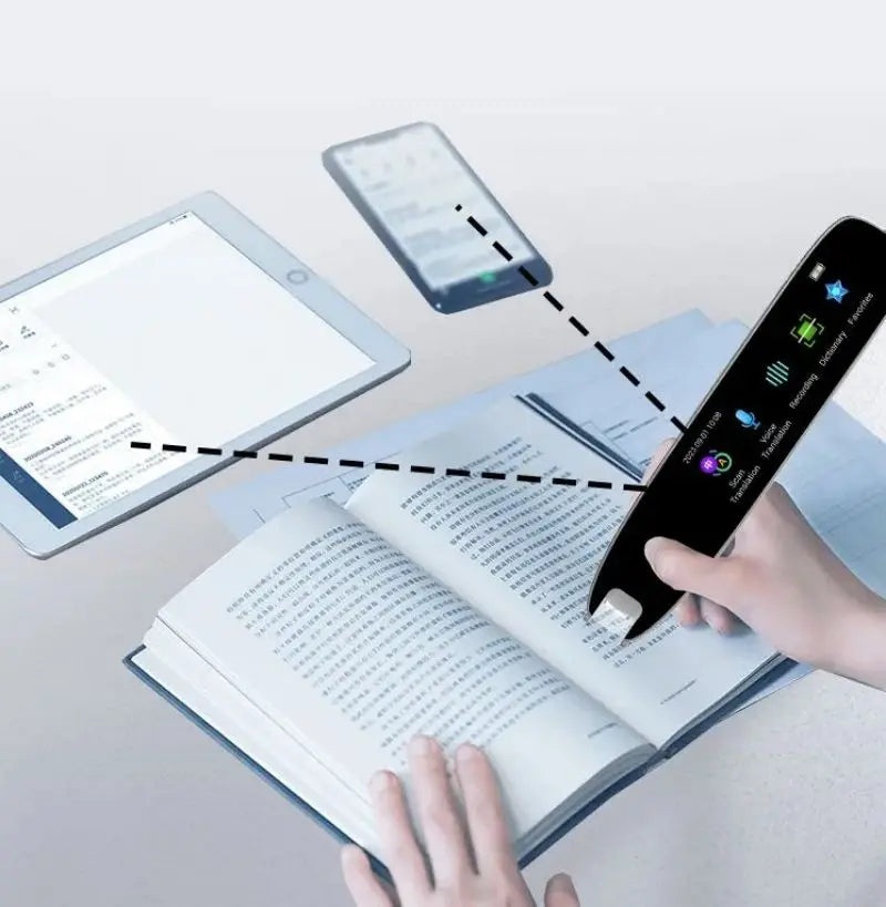 A13s Offline Scan Translation Pen With Touchscreen for Exam Read Multiple Language Translator Device Leedoar