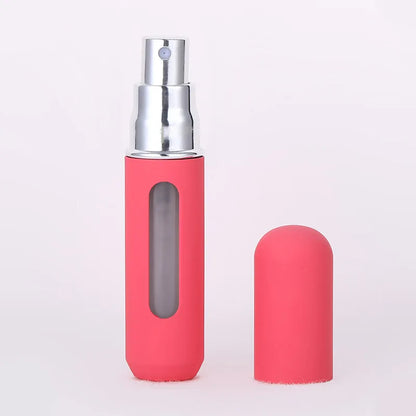 5ml/8ml Mini Portable Perfume Spray Bottle Refillable Aluminum Atomizer Bottle 5ml Container perfume refill bottle travel Leedoar