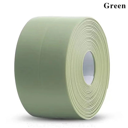 3.2M PVC Waterproof Self-adhesive Wall Sticker Sink Stove Crack Strip Kitchen Bathroom Corner New Sealant Strip Adhesive Tape Leedoar