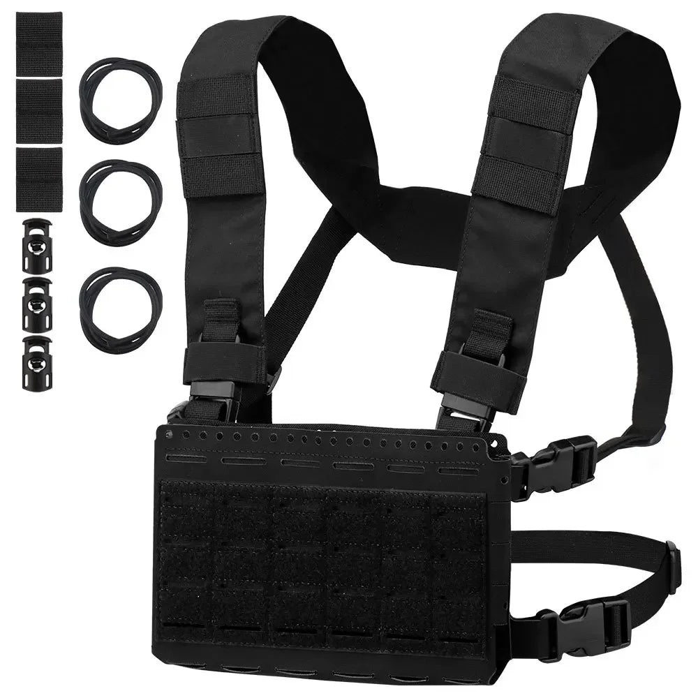 MOLLE MK5 Chest Rig SS MKV  Micro Fight Chassis Placard Hook Loop Airsoft Magazine Pouch Tactical Plate Carrier Vest Equipment Leedoar