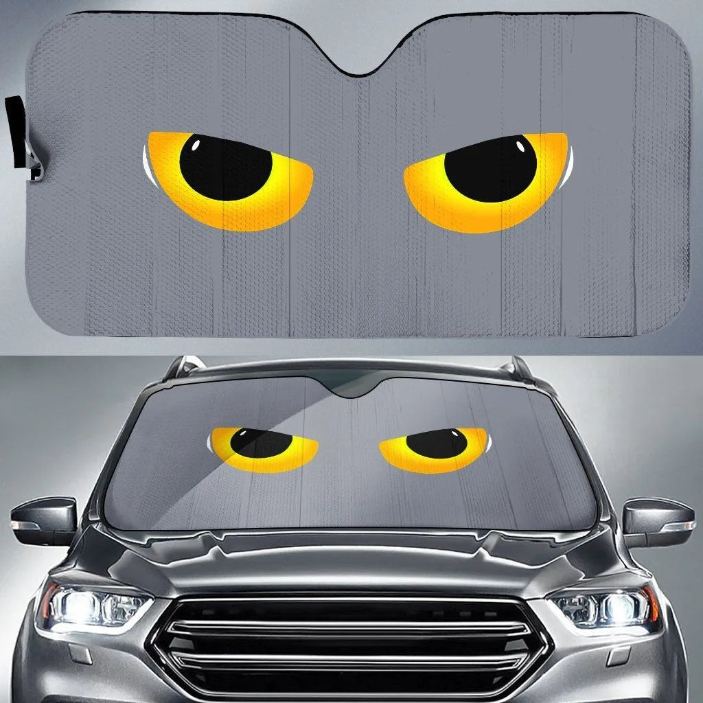 Sunshades Reflector Anti Uv Protector Evil Eyes Custom Car Sunshade Sun Shade Universal Summer 2024hot Sale Leedoar