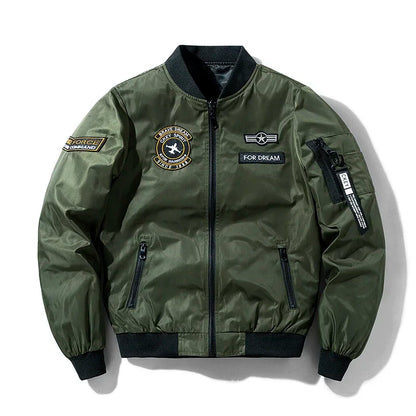 Chaqueta Bomber negra de invierno para hombre, nueva ropa para hombre, ropa de carreras para motocicleta, prendas tácticas de lujo, chaquetas militares 