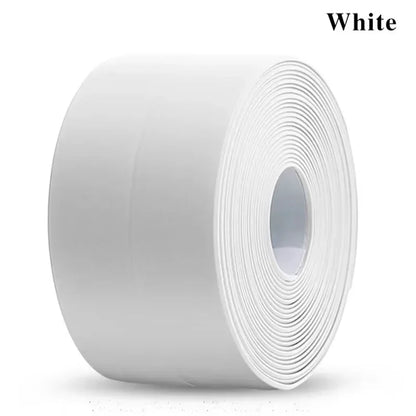 3.2M PVC Waterproof Self-adhesive Wall Sticker Sink Stove Crack Strip Kitchen Bathroom Corner New Sealant Strip Adhesive Tape Leedoar