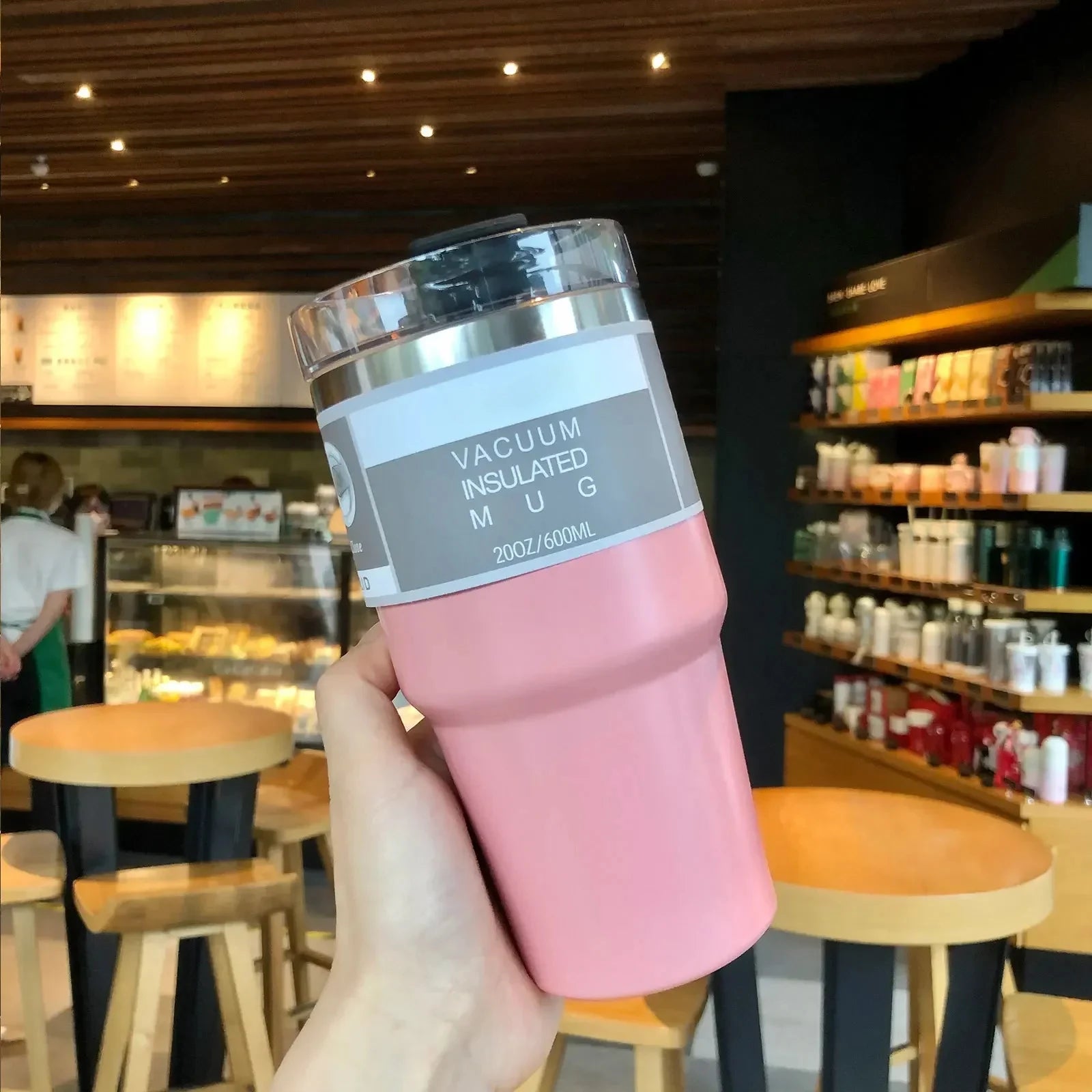 SONG MAN Thermal Cup Stainless Steel Water Bottle With Straw Vacuum Insulated Hot Drinks Bottle Travel Mugs Thermos Coffee Cups Leedoar