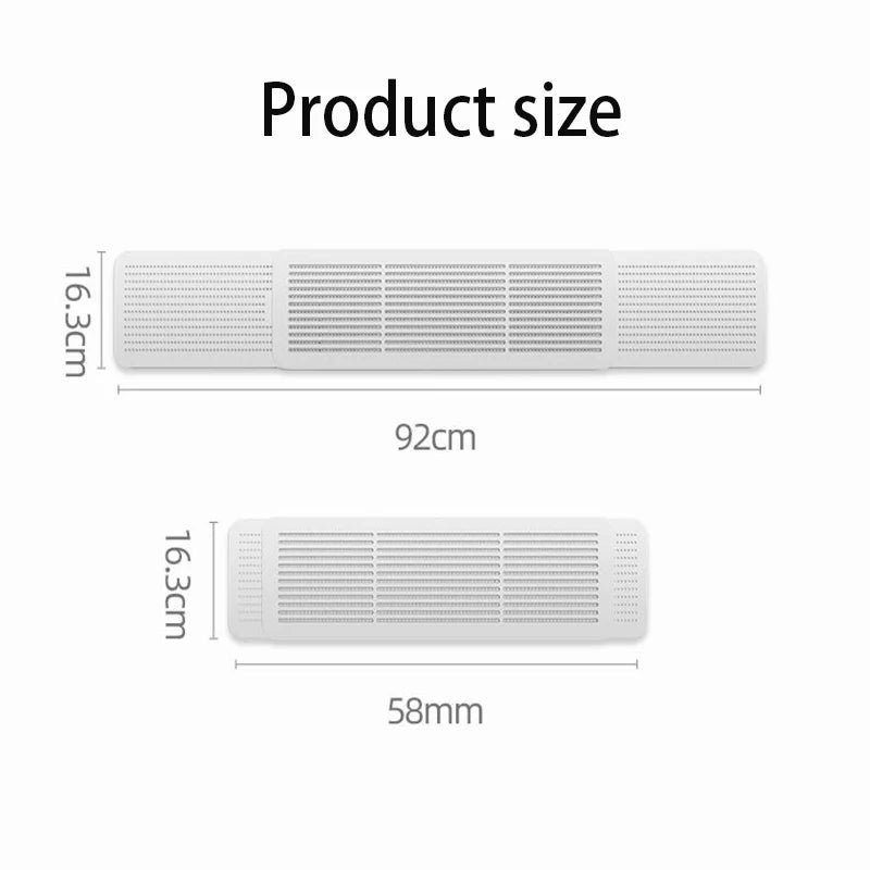 Scalable and non installable air conditioning wind deflector wall mounted universal anti direct blowing wind guide plate Leedoar