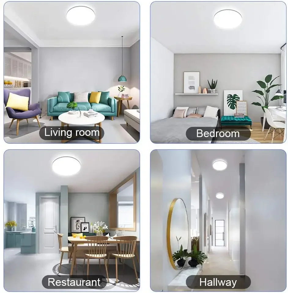 Ceiling Light Ultra-Thin Room Light Bedroom Light Circular Light Dining Room Light Study Light Modern And Simple LED Lighting Leedoar