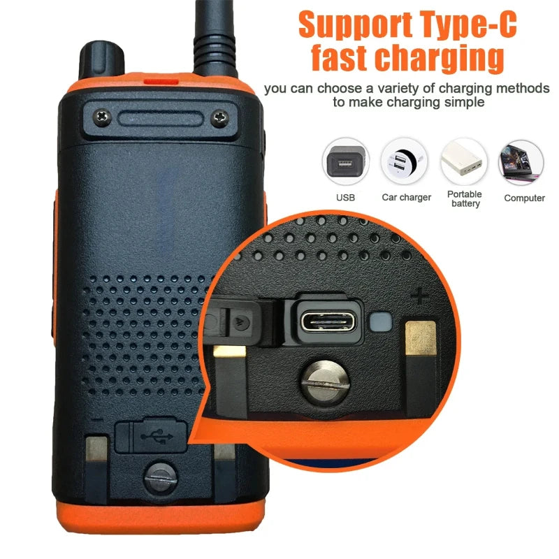 UV-17 Pro VHF Walkie Talkie 136-174MHz; UHF 400-520MHz Dual Band Handheld Analógico FM Wireless set Amador para caça