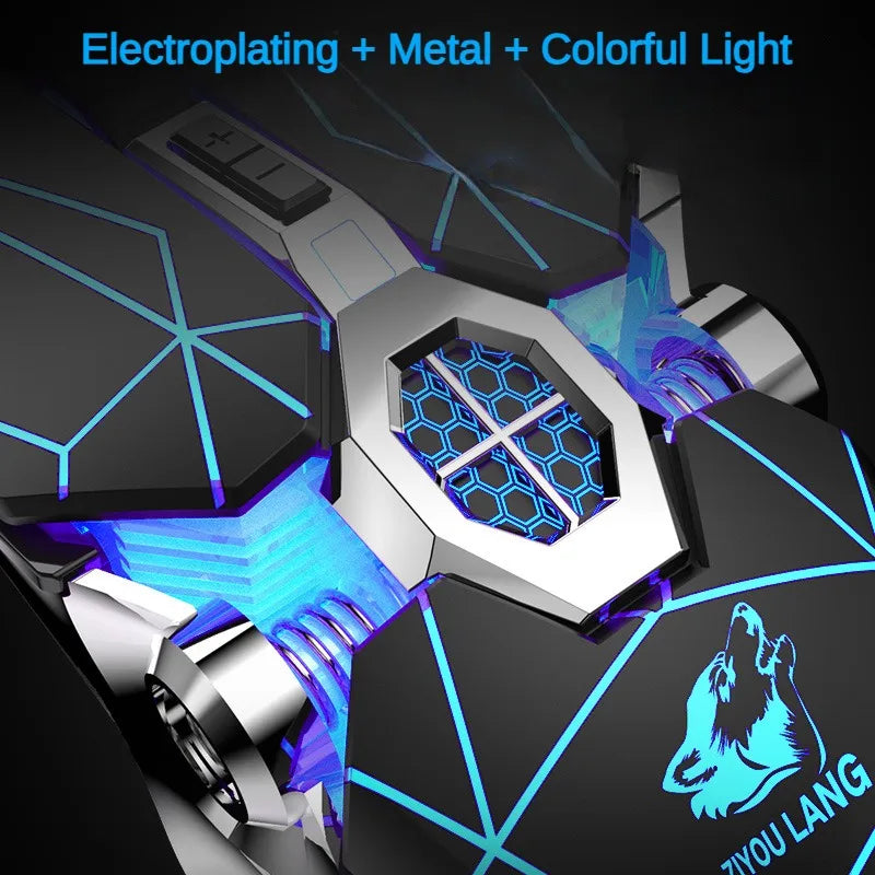 X13 Breathing Light USB Wired Mouse 6keys Custom Macro Programming Competitive Latest Glowing Rechargeable Gaming Mouse