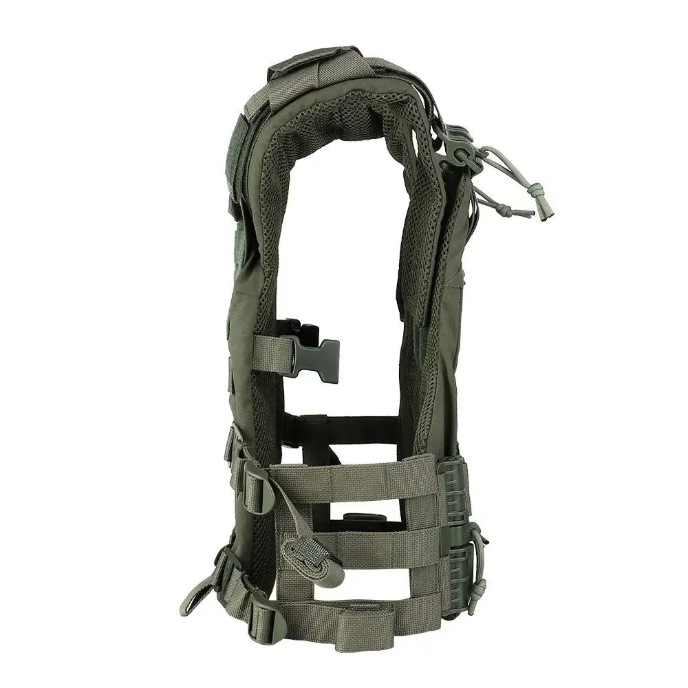 Outdoor Tactical Vest Combat Quick Release On/Off MOLLE Military Equipped with Quick Adjustment Multi Size K19 Plate Rack Leedoar