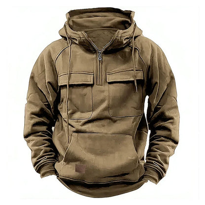 US Tactical Polar Fleece Military Warm Windproof Hiking Jackets Sweater Hood Men's Hooded Thickened Thermostatic Outdoor Sports Leedoar