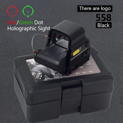 551 552 553 558 Red Green Dot Holographic Sight Scope Hunting Red Dot Reflex Sight Riflescope Collimator With 20mm Rail Mount Leedoar