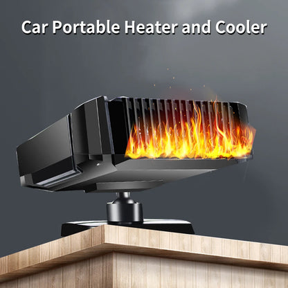 Car Mounted Heater Windshield Heating and Defrosting Device Winter Snow Melting Defrosting and Defogging Heater Easy to Install Leedoar