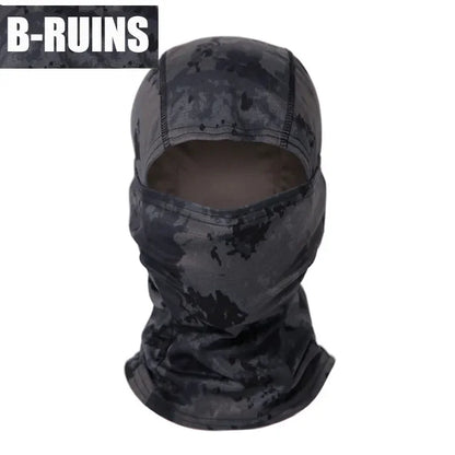 Multicam Tactical Balaclava Military Full Face Mask Shield Cover Cycling Army Airsoft Hunting Hat Camouflage Balaclava Scarf Leedoar