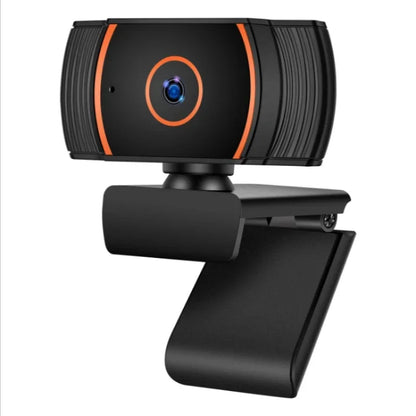 Câmera Webcam 1080P com Microfone Integrado e Clipe Flexível Rotativo para Laptops, Desktop, Ensino, Reunião e Jogos, etc. 