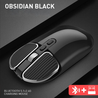 M203 2.4G Dual Model Wireless BT 5.0 Recarregável Silent Mouse Long Standby Multi Button Mouse para Computador PC Notebook 