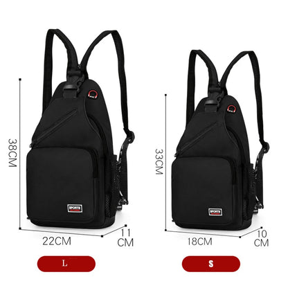 2023 New Arrival Women's Chest Bag Wholesale INS Trendy One Shoulder Backpack Multi Functional Men Green Beige Black Red Package Leedoar