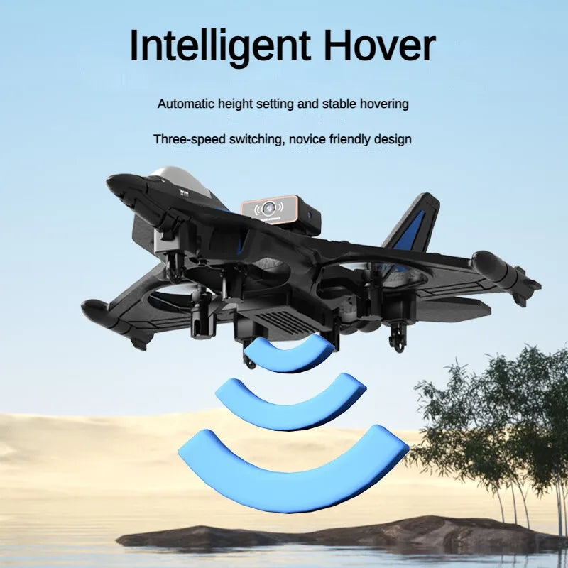 D20 2.4G Rc Airplane Height Fixing Foam Fighter UAV Stabilize Anti-Fall Avion With Obstacle Avoidance Four Axis Aircraft Leedoar