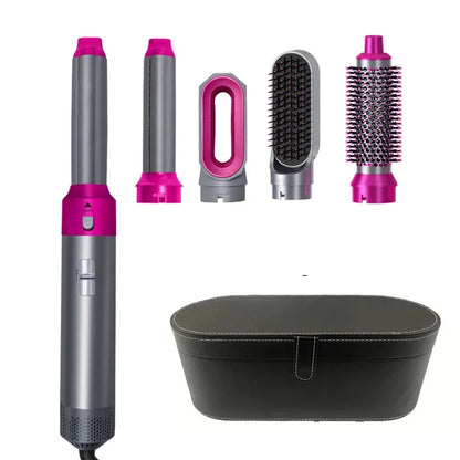 5 in 1 Hair Dryer Hot Comb Set Professional Curling Iron Hair Straightener Styling Tool For Dyson Airwrap Hair Dryer Household Leedoar