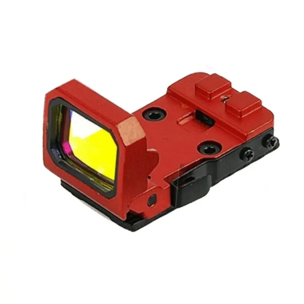 Folding Flip Up Mini Red Dot Sight Holographic Reflex Sight RMR for Outdoor Hunting Glock Pistol W/20mm Rail Mounts and Slides Leedoar