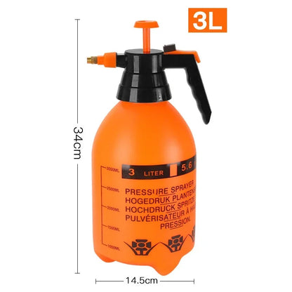 1/2/3L Hand Pressure Water Sprayer Trigger Air Pump Garden Disinfection Sprayers Spray Bottle Car Cleaning Sprayer Watering Can Leedoar